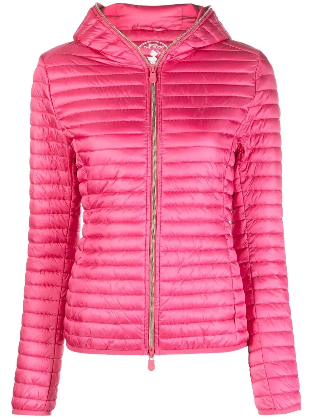 

Save The Duck Alexa hooded puffer jacket - Pink