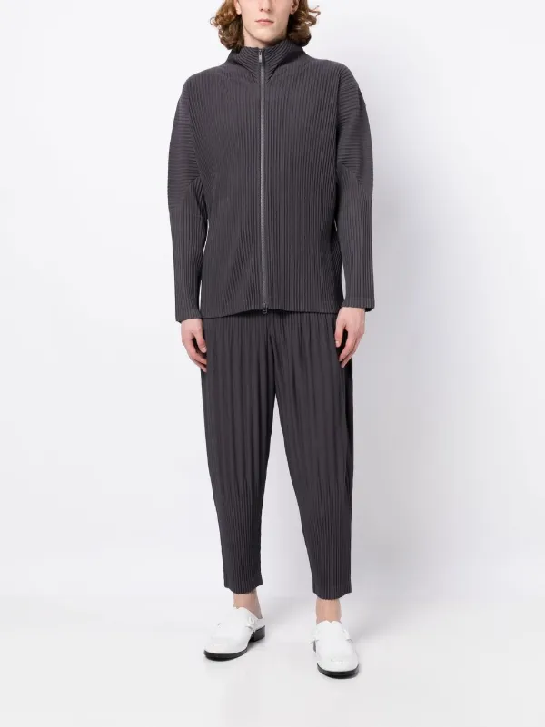 美品 ISSEY MIYAKE HOMME PLISSE ジップアップ