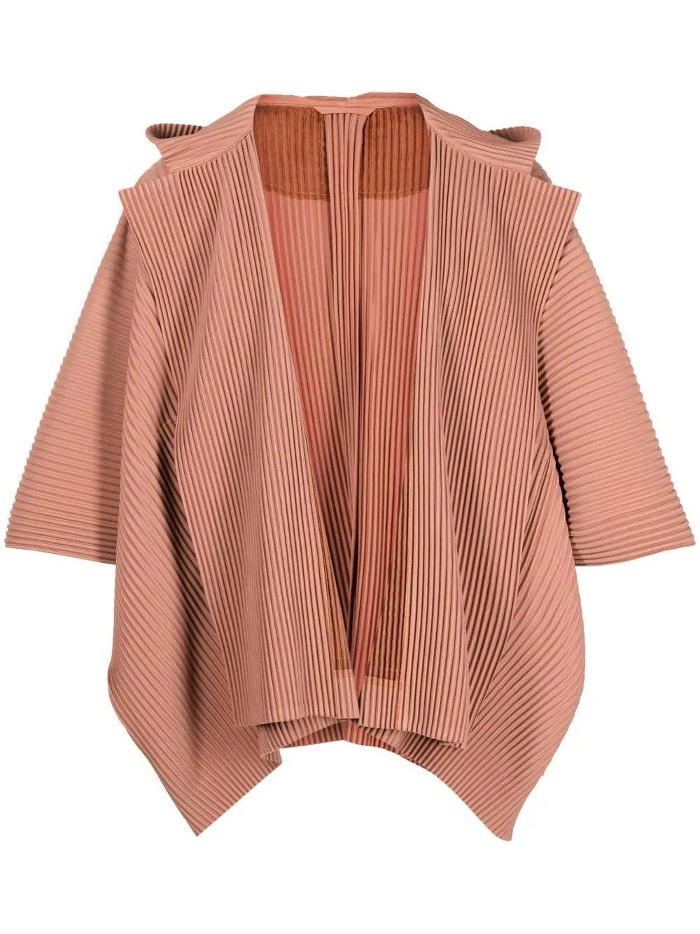 

Homme Plissé Issey Miyake MC December pleated jacket - Brown