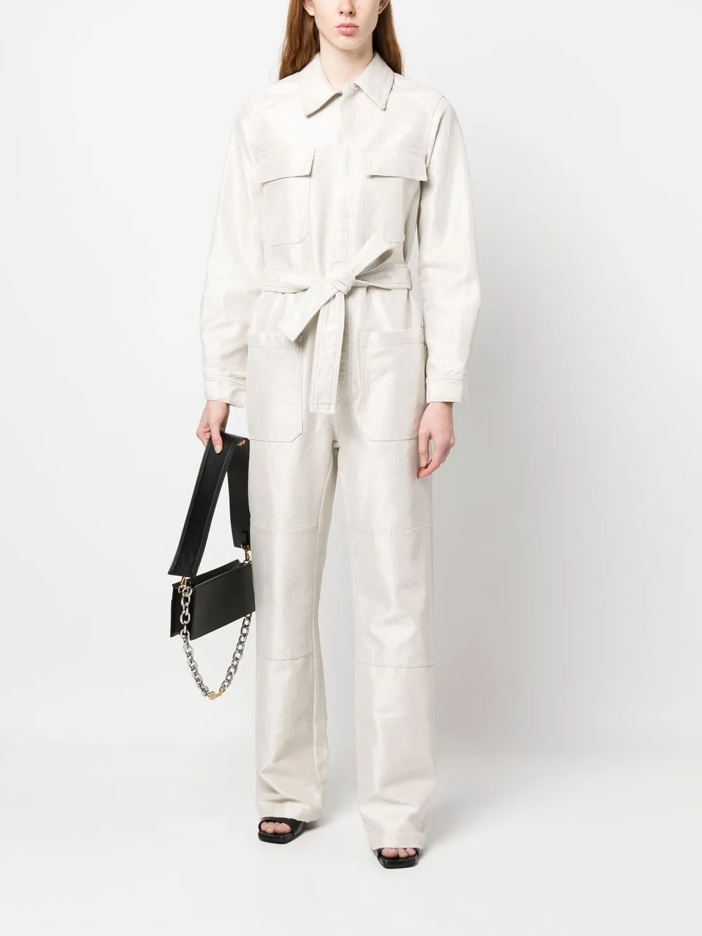 Golden Goose Denim jumpsuit - Beige
