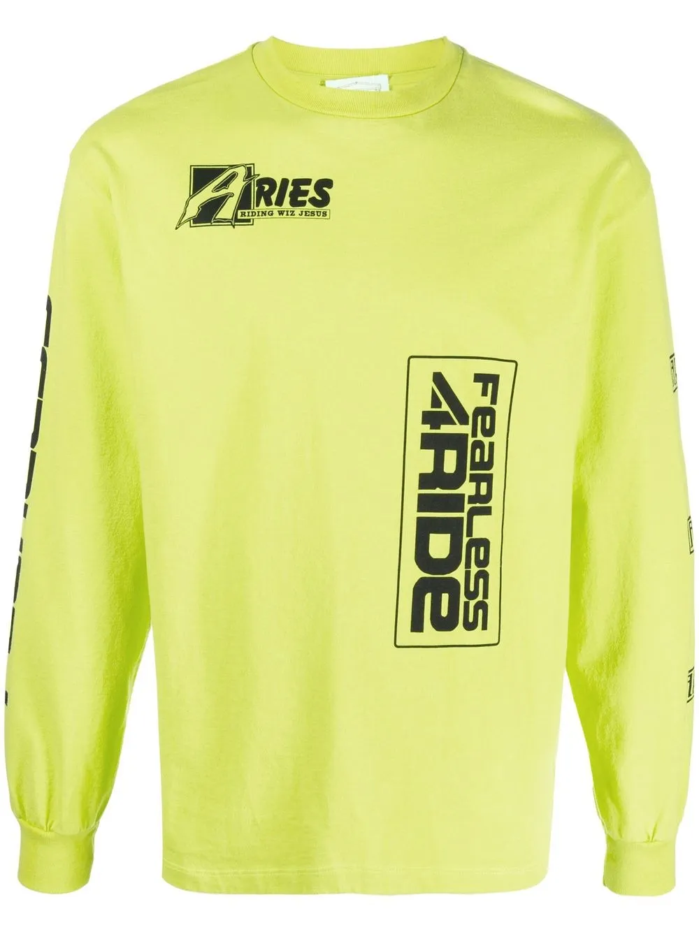 

Aries Fearless Moto long-sleeve T-shirt - Green