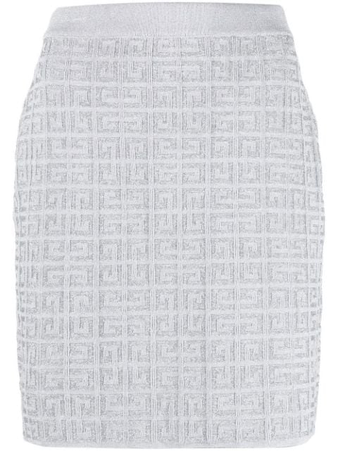 Givenchy 4G monogram-jacquard mini skirt