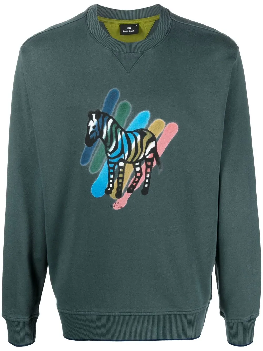 

PS Paul Smith graphic-print crew neck sweatshirt - Green