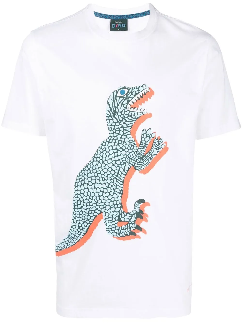 

PS Paul Smith dinosaur-print cotton T-shirt - White