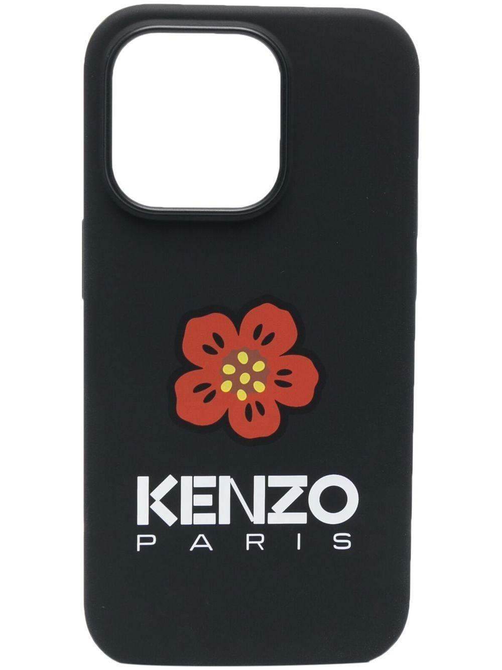 Shop Kenzo Boke Flower Iphone 14 Pro Case In Black
