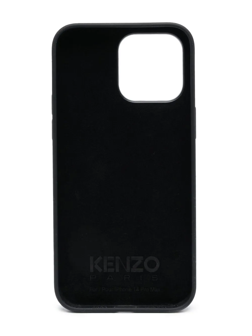 Kenzo iPhone 14 Pro Max hoesje met bloemenprint - Zwart