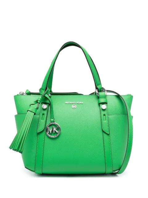 Michael Michael Kors sac cabas en cuir à plaque logo