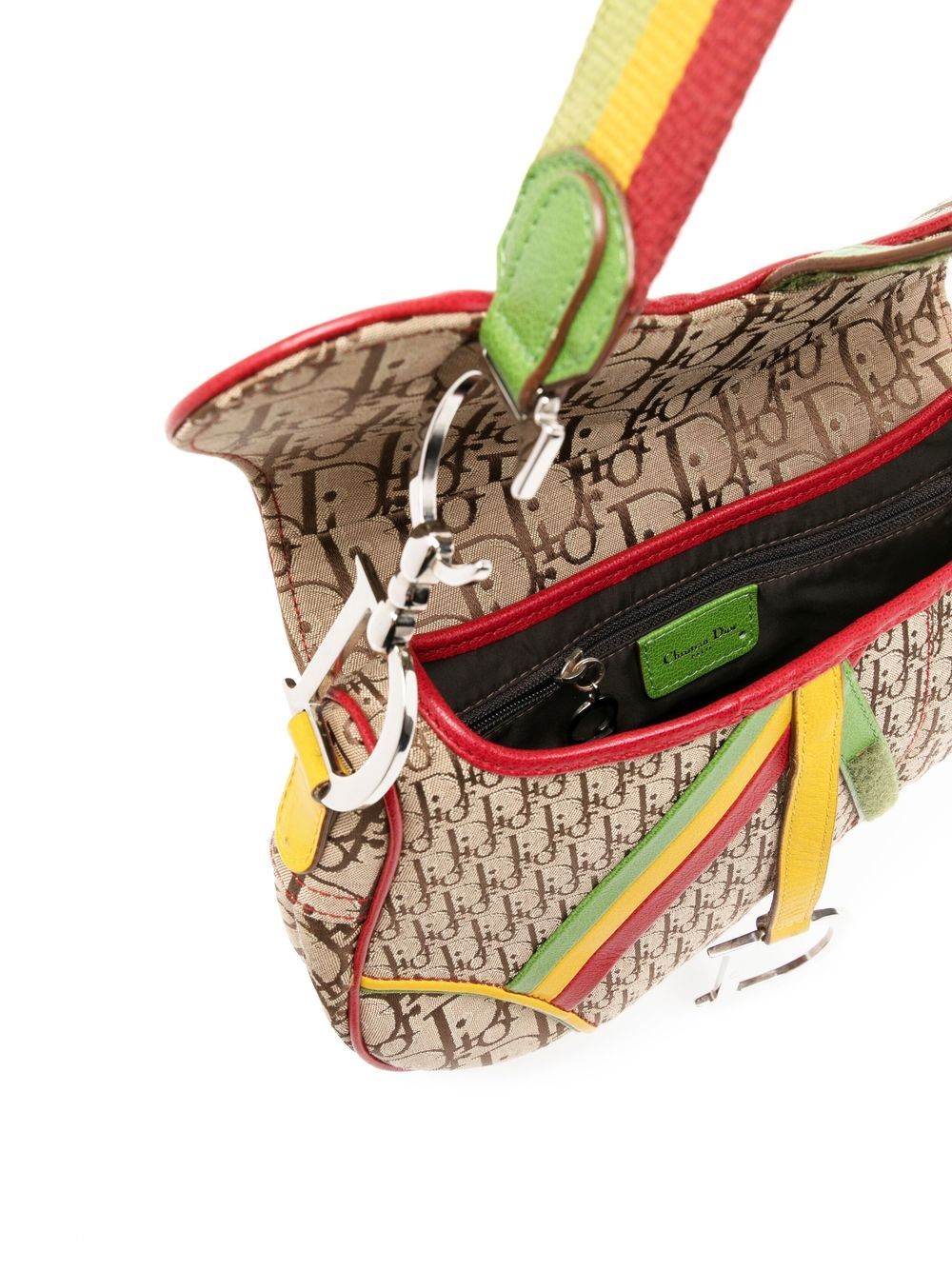 Christian Dior 2004 pre-owned Rasta Trotter Saddle shoulder bag Women