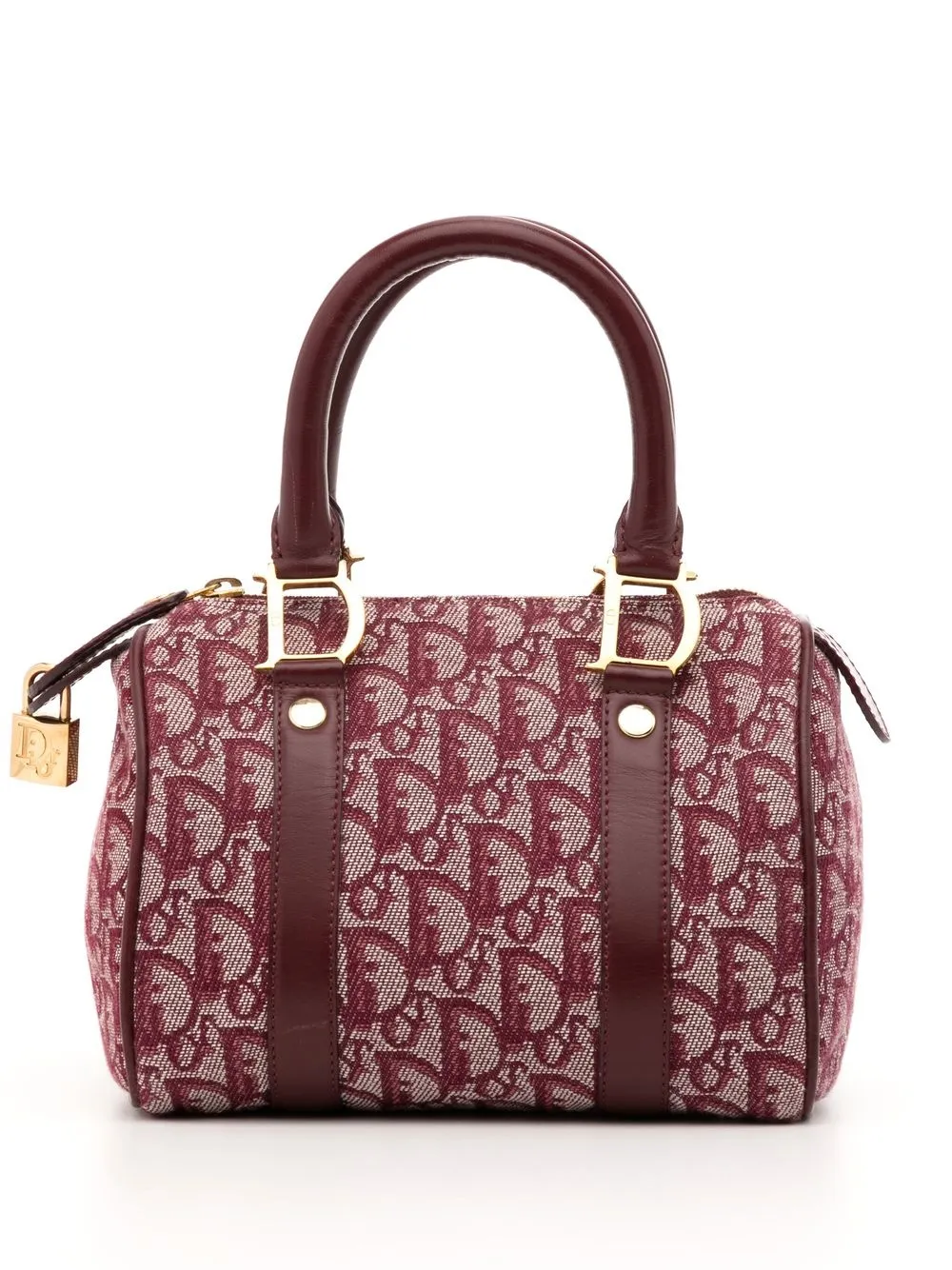 

Christian Dior 2002 pre-owned Trotter mini Boston handbag - Red