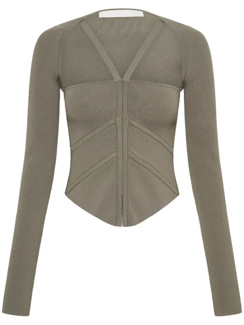Haut-corset à encolure carrée - Dion Lee - Modalova