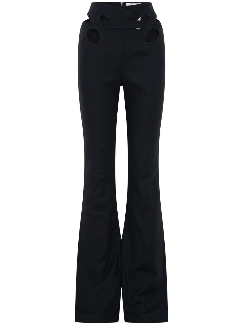 Shop Dion Lee Interloop High-waisted Trousers In Black