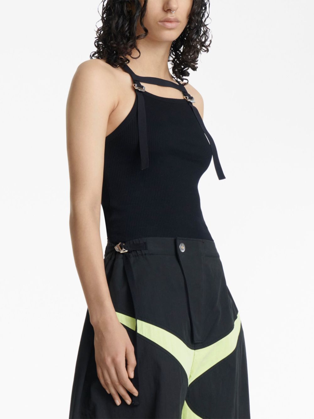Dion Lee safety-harness Ribbed Tank Top - Farfetch