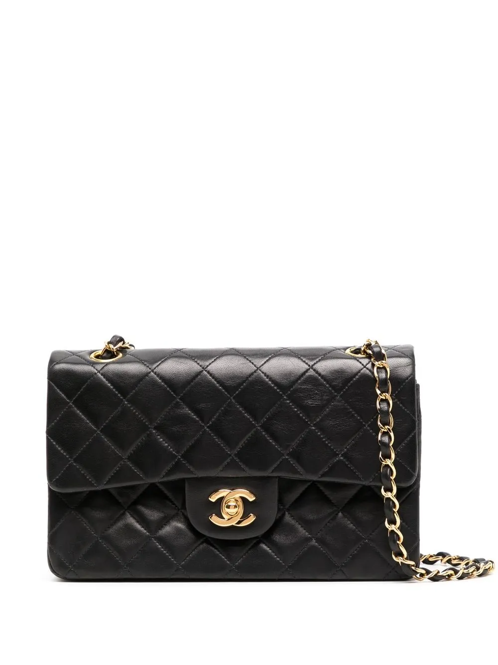 

CHANEL Pre-Owned 1998 small Double Flap shoulder bag - Black