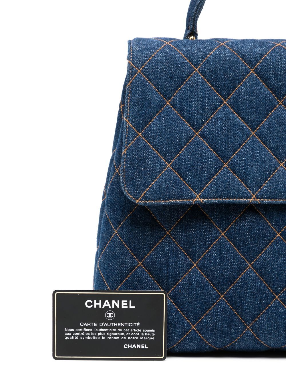 Cheap HOT SALE CHANEL 1997 medium diamond-quilted denim handbag Women