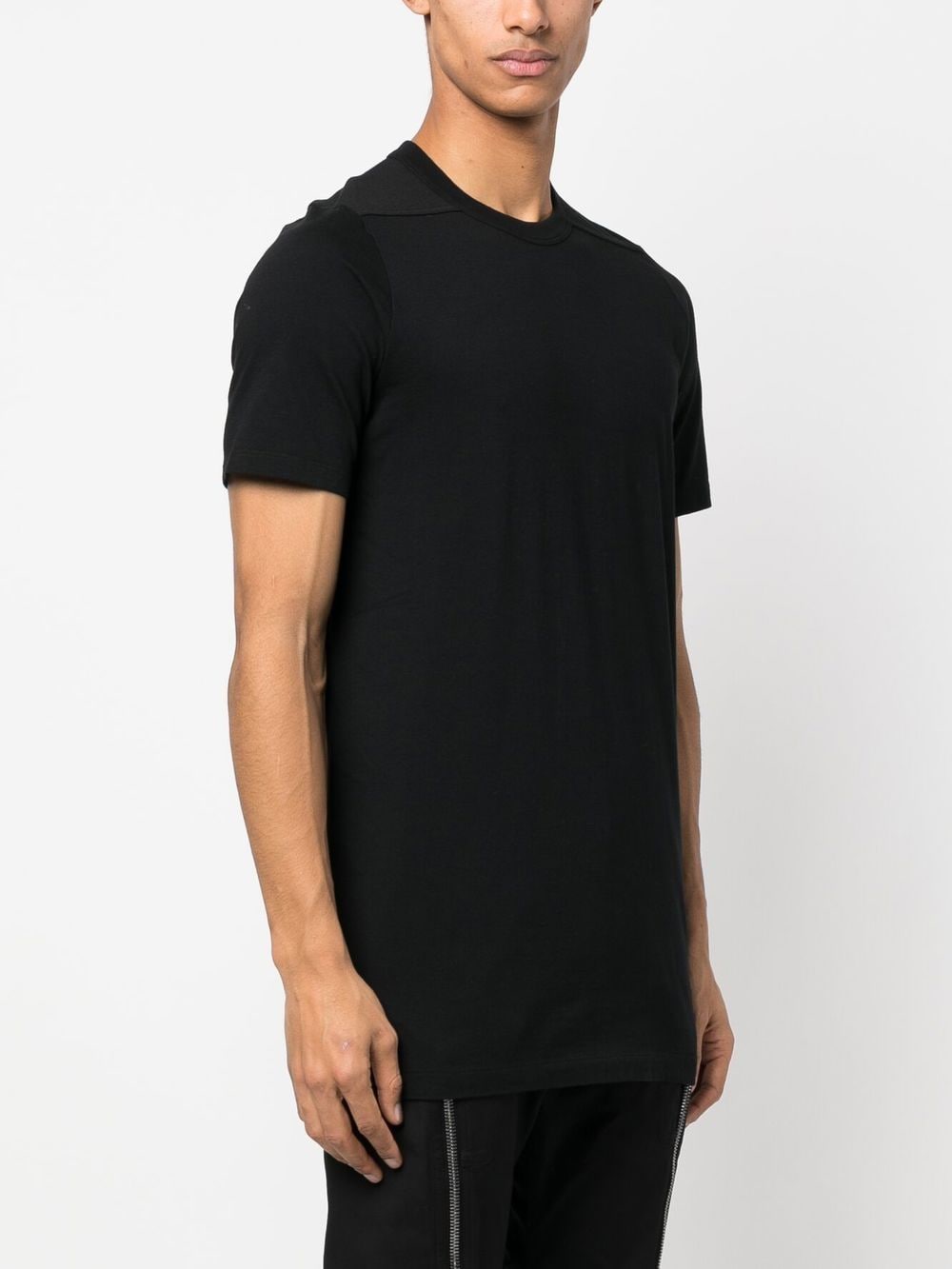 Shop Rick Owens Crew Neck Short-sleeved T-shirt In Black