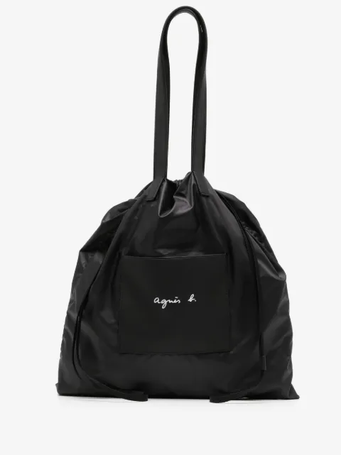 agnès b. drawstring shoulder bag