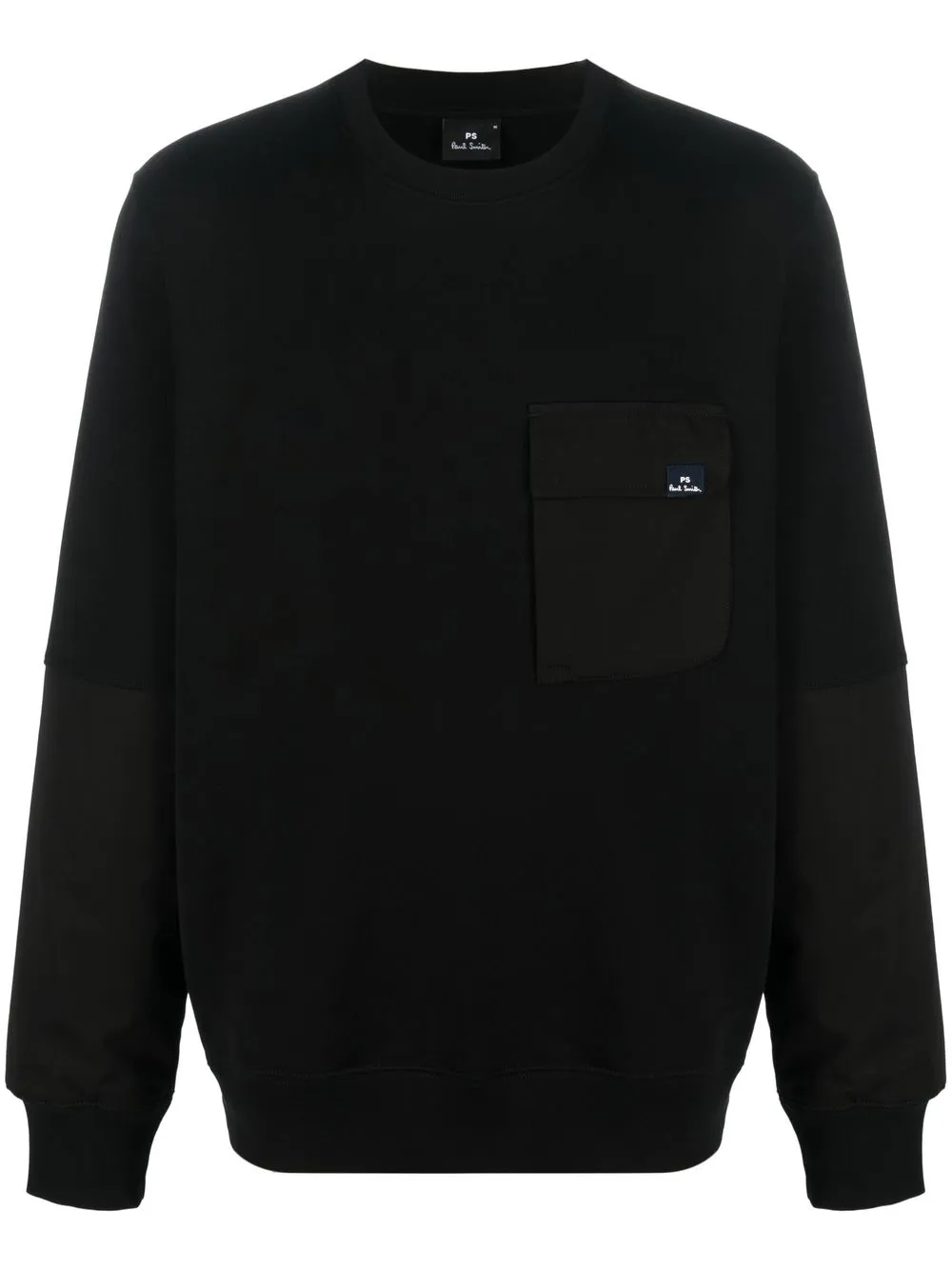 

PS Paul Smith cargo-pocket crew-neck sweatshirt - Black