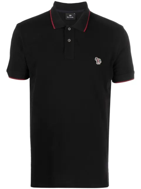 PS Paul Smith logo-patch short-sleeve polo shirt 