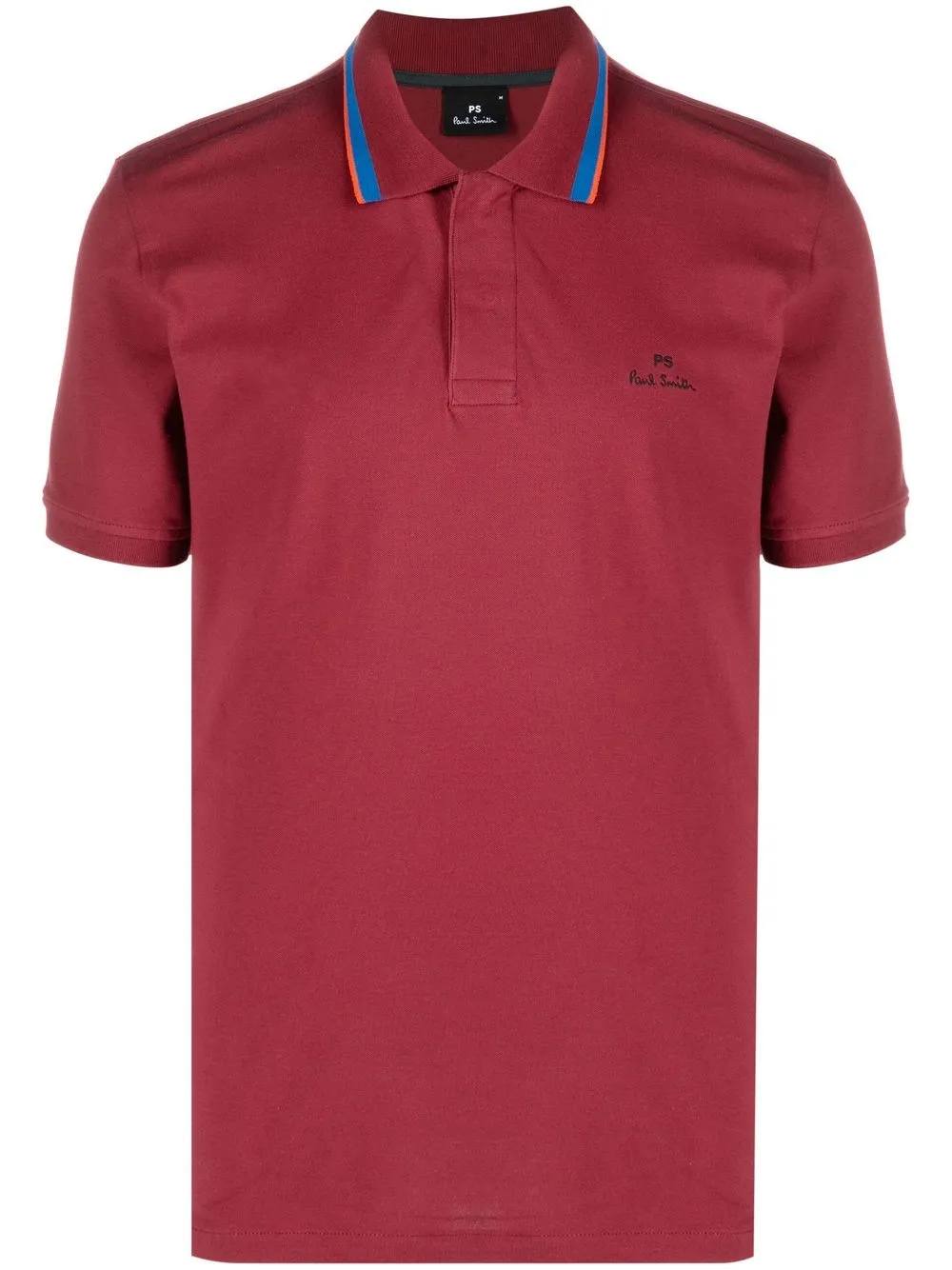 

PS Paul Smith playera tipo polo con logo bordado - Rojo