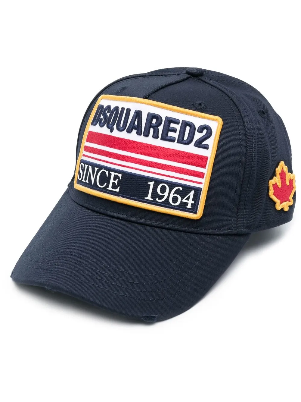 

Dsquared2 logo-embroidered cotton cap - Blue