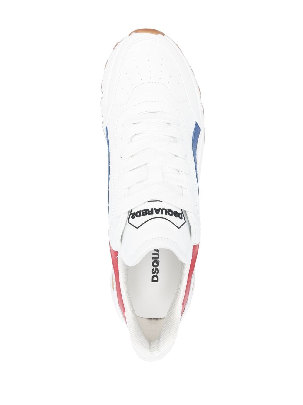 Shop Dsquared2 Colour-block Chunky Sneakers In White