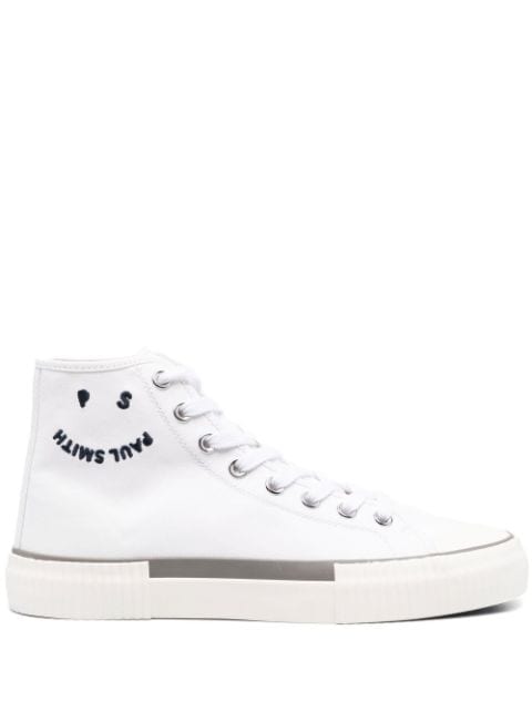 PS Paul Smith logo-embroidered high-top sneakers