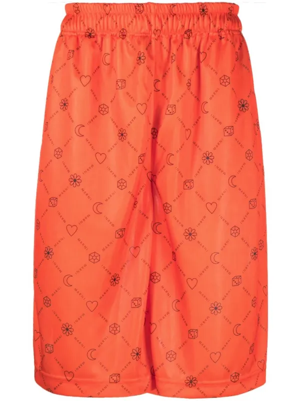 ショートパンツ Marni LOGO SHORTS MARNI [TIME SALE] マルニ リップストップ ショーツ PUMU0099O0