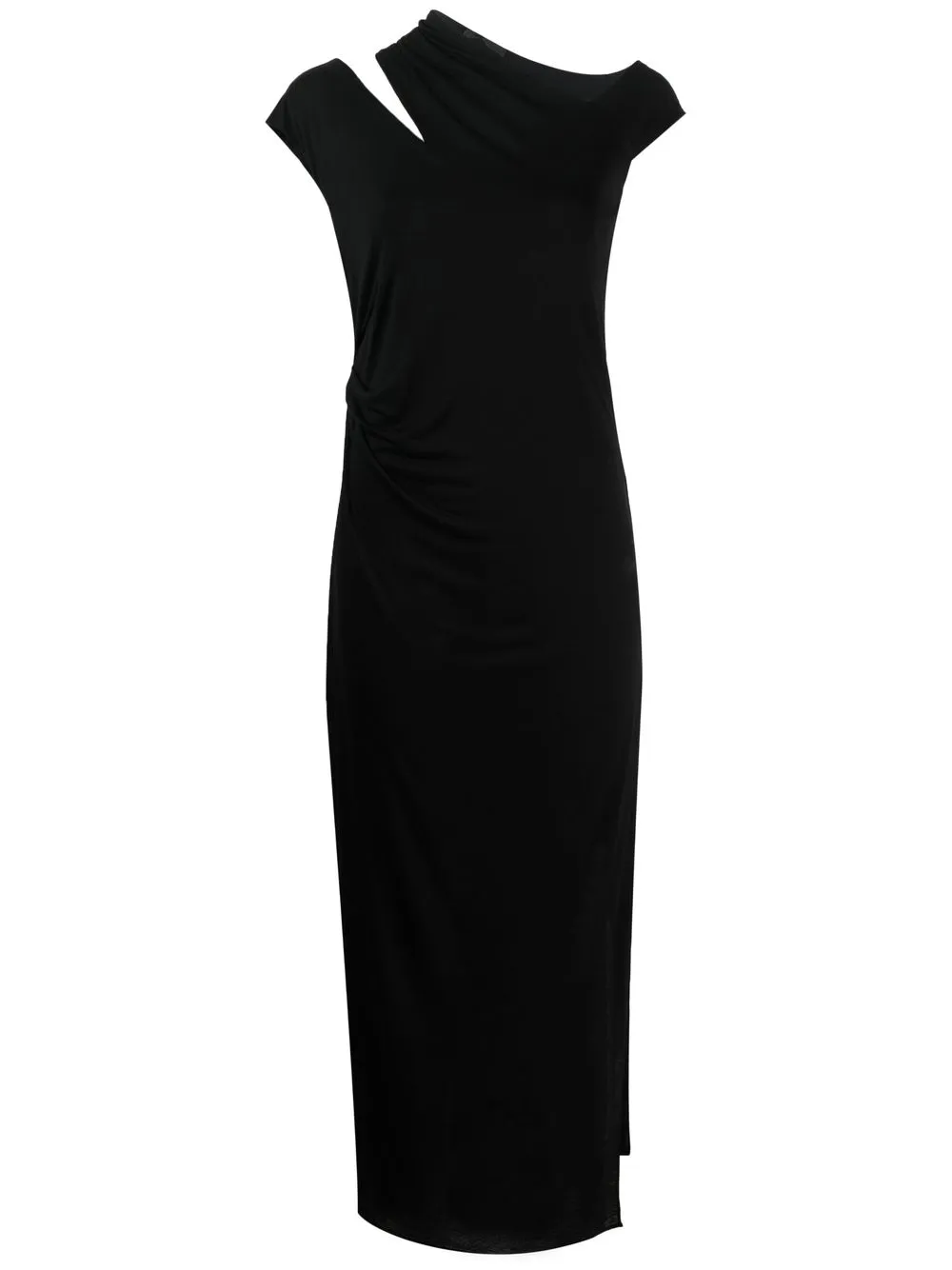 

Helmut Lang cut-out sleeveless midi dress - Black