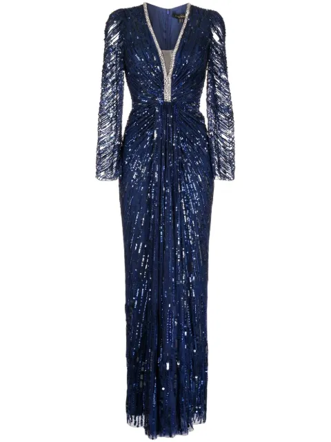 Jenny Packham Darcy sequin-embellished gown 