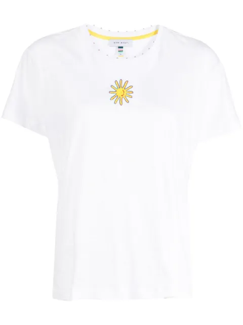 Mira Mikati sun-embroidered cotton T-shirt