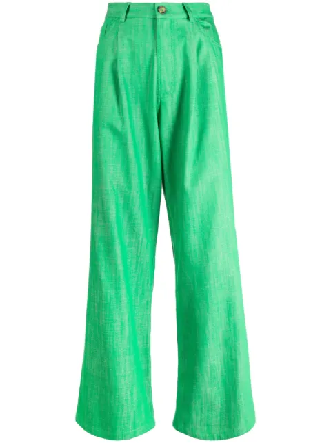 Mira Mikati wide-leg cotton trousers