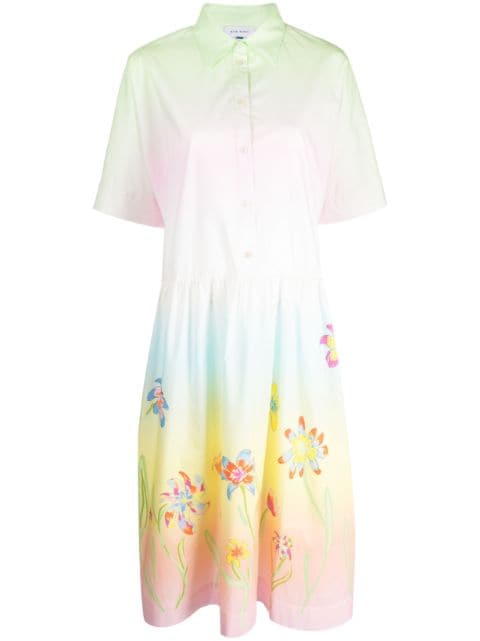Mira Mikati Meadow of Joy-print shirt dress