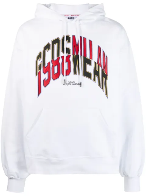 GCDS hoodie con logo estampado