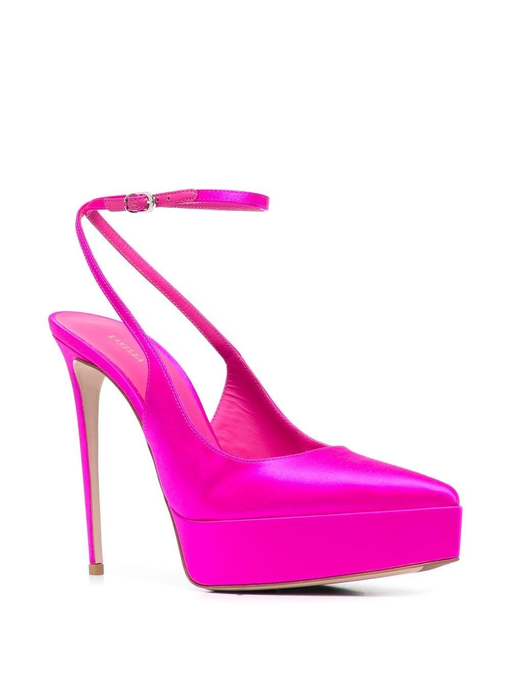 Le Silla Uma satijnen pumps - Roze