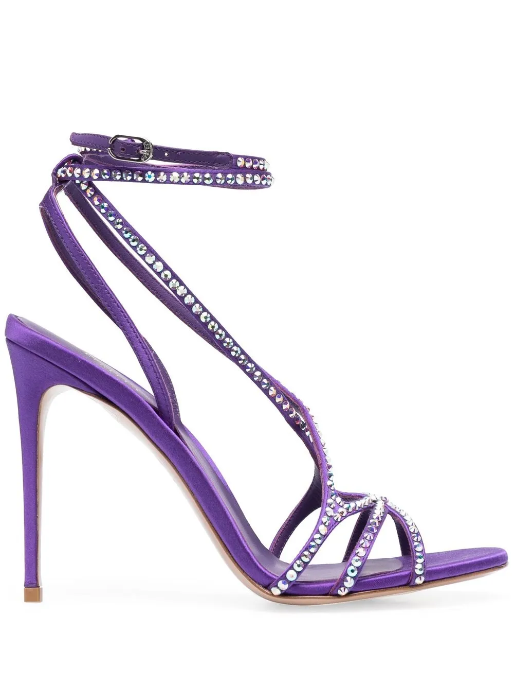 

Le Silla Belen strap-design 110mm sandals - Purple
