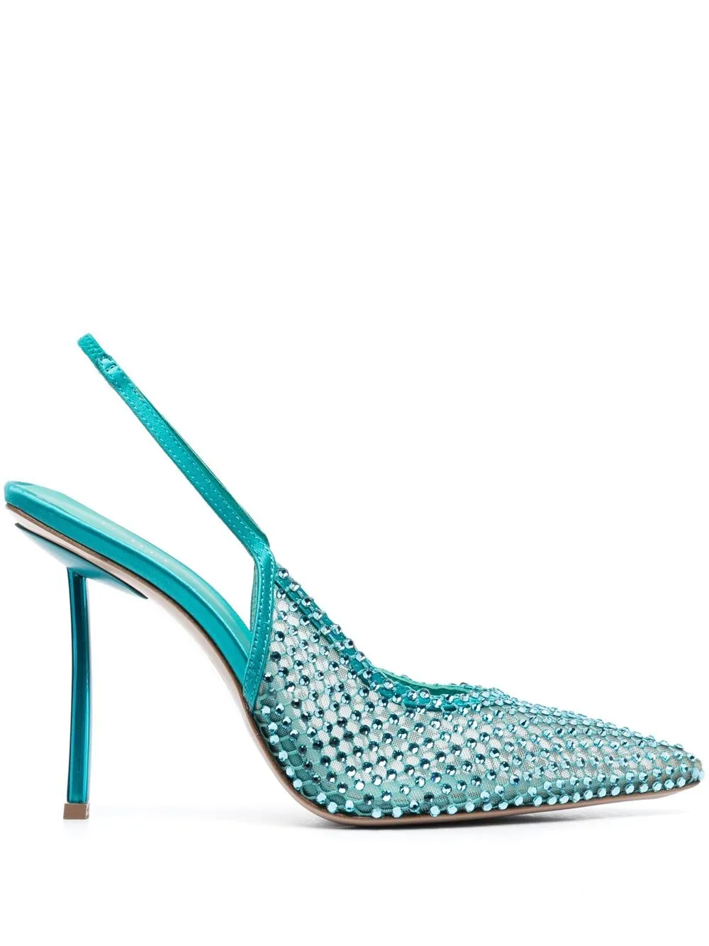 

Le Silla Gilda 100mm slingback pumps - Blue