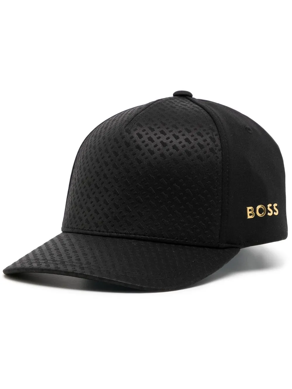 

BOSS logo-lettering baseball cap - Black