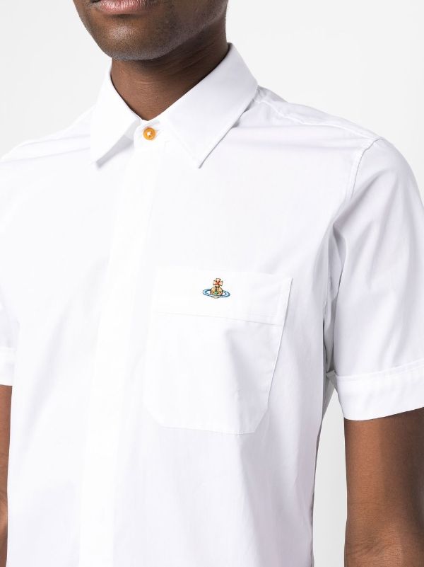 Vivienne westwood white store short sleeve shirt