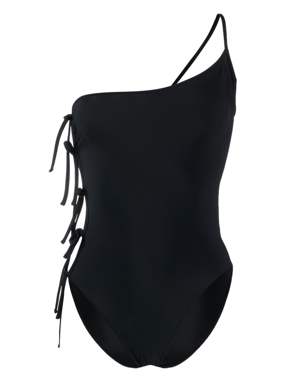 RICK OWENS KNOT-DETAILING ONE-SHOULDER SWIMSUIT