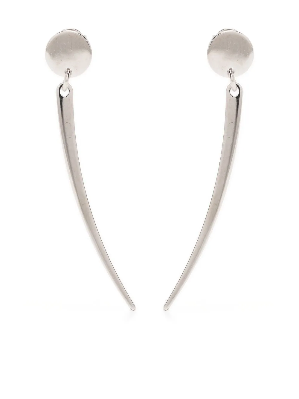 

Loulou silver-tone drop-bar earrings