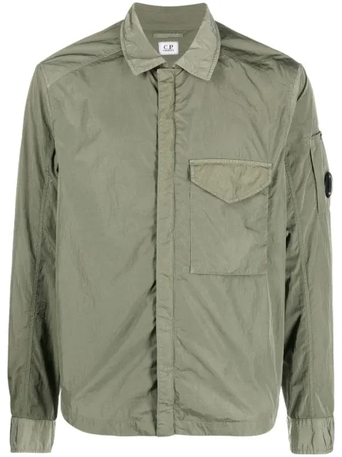C.P. Company logo patch shirt jacket
