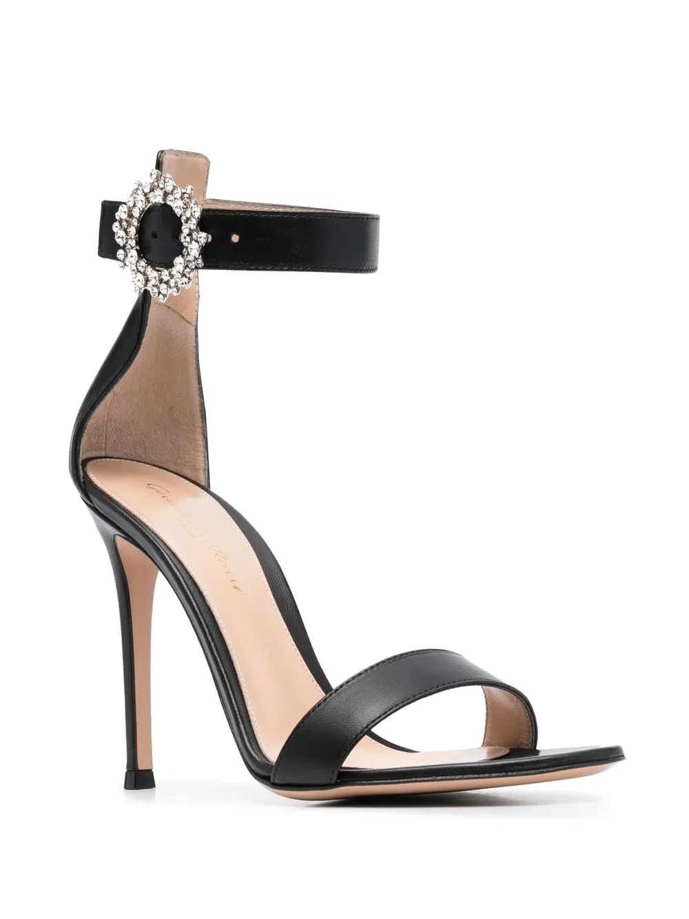 Affordable Gianvito Rossi Portofino 110mm crystal-buckle sandals Women