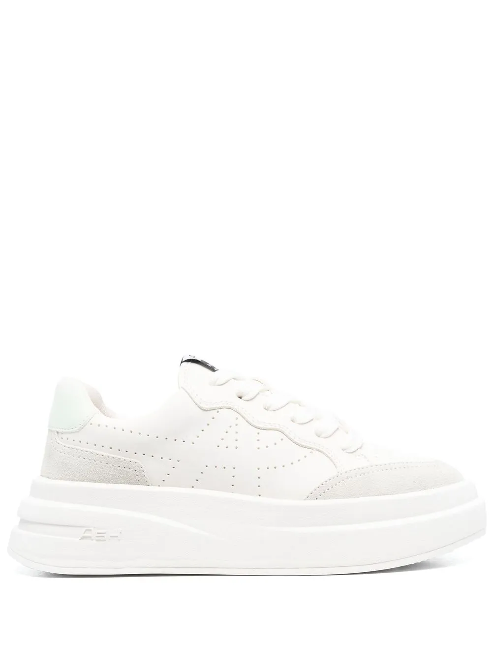 

Ash chunky low-top leather sneakers - White