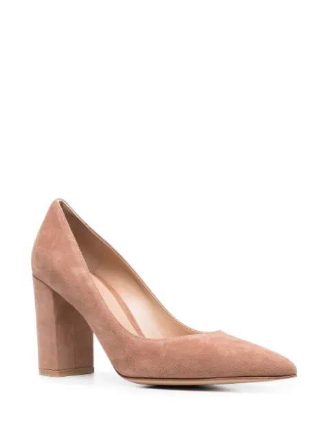 Gianvito Rossi Piper 85mm pointed-toe pumps G2137585RICCAM - 1