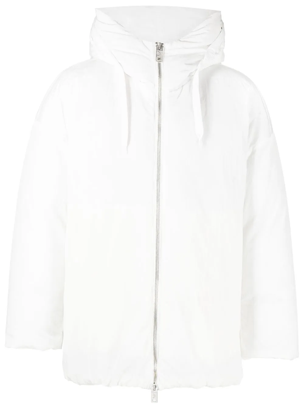 

Emporio Armani photographic-print padded jacket - White