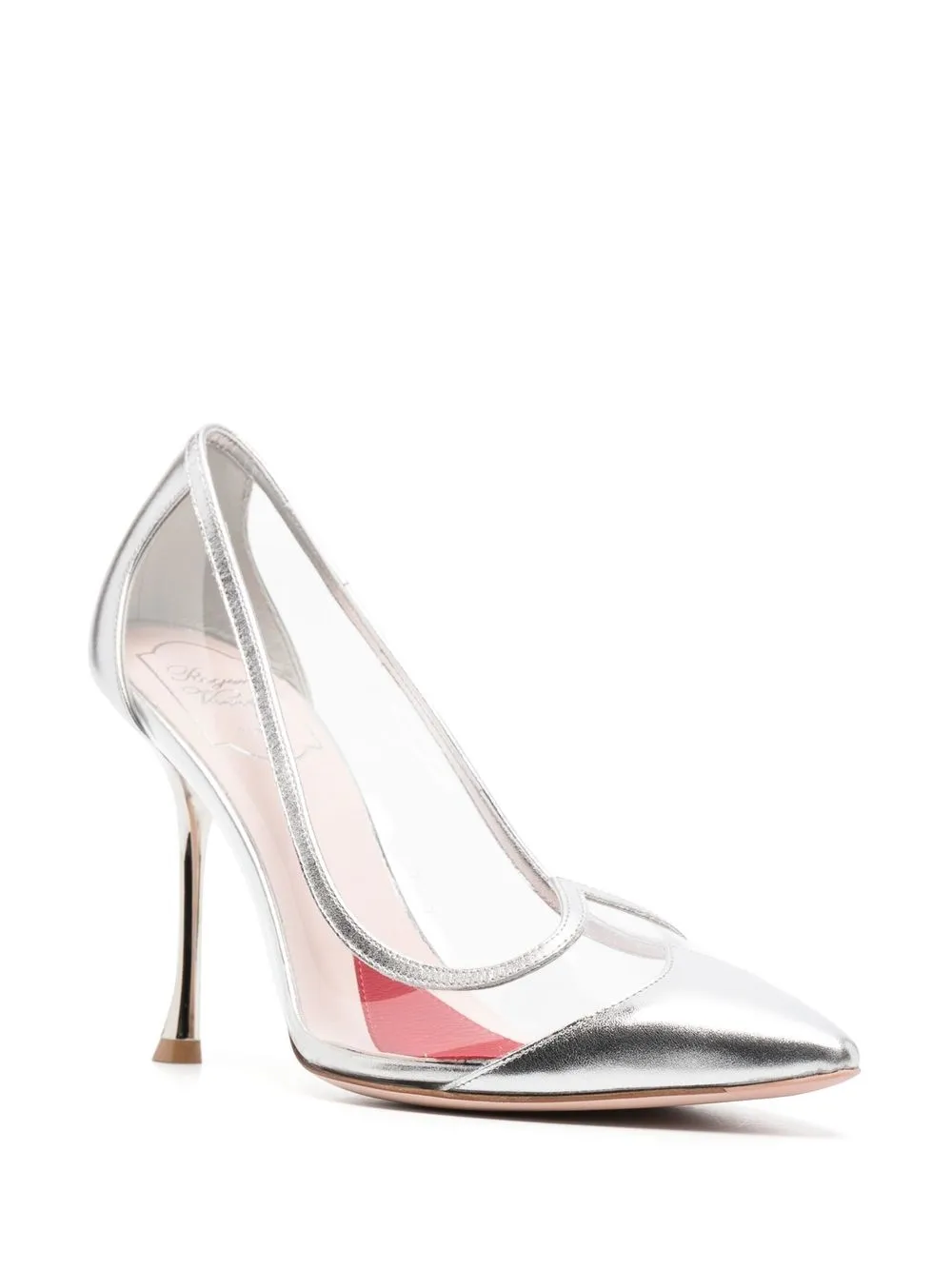 Roger Vivier metallic-effect sheer pumps | Heeled Pumps | Image 2