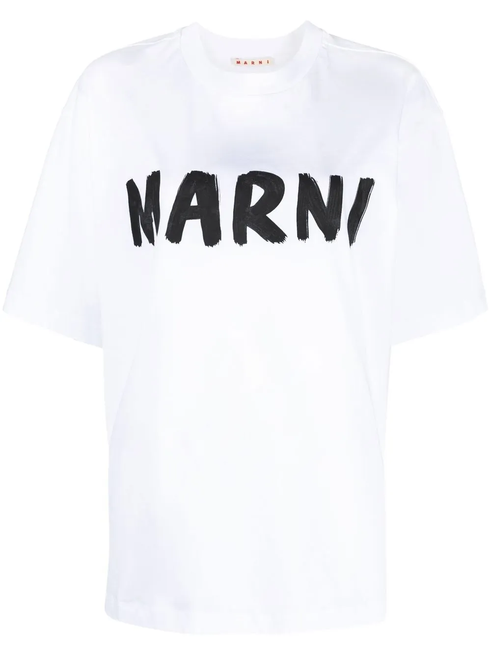 

Marni logo-print crew-neck T-shirt - White