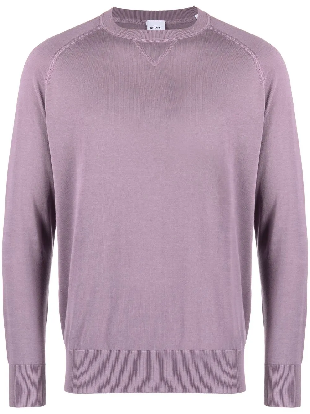 

ASPESI crew neck long-sleeved jumper - Purple