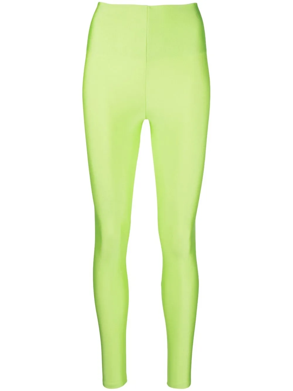 

THE ANDAMANE metallic-effect leggings - Green