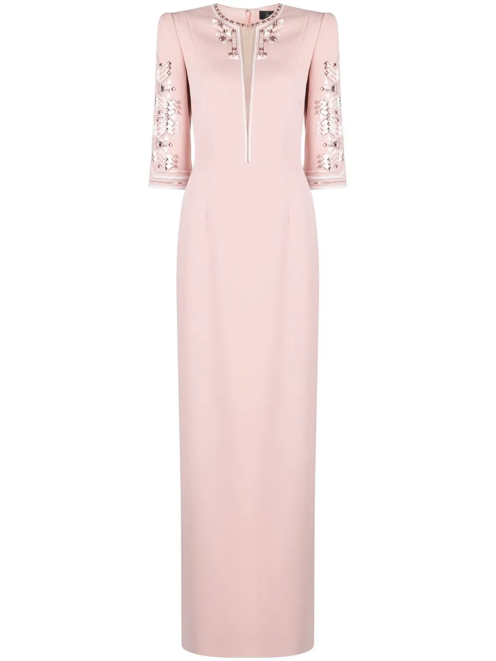 

Jenny Packham vestido de fiesta bordado con lentejuelas - Rosado